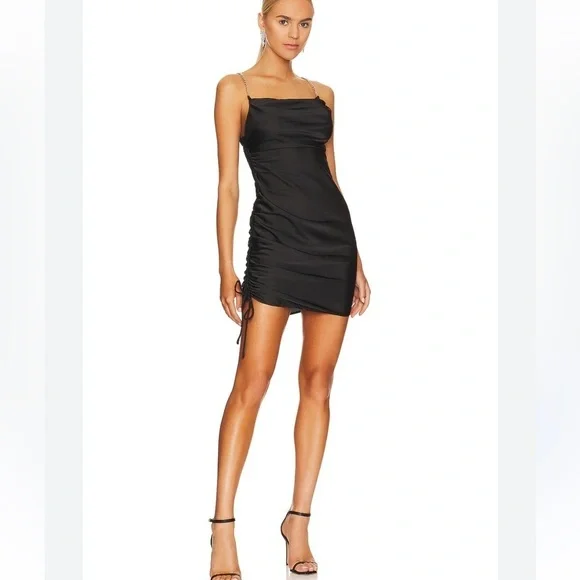 Astr Tricia Dress Black Revolve size small - Picture 3 of 6